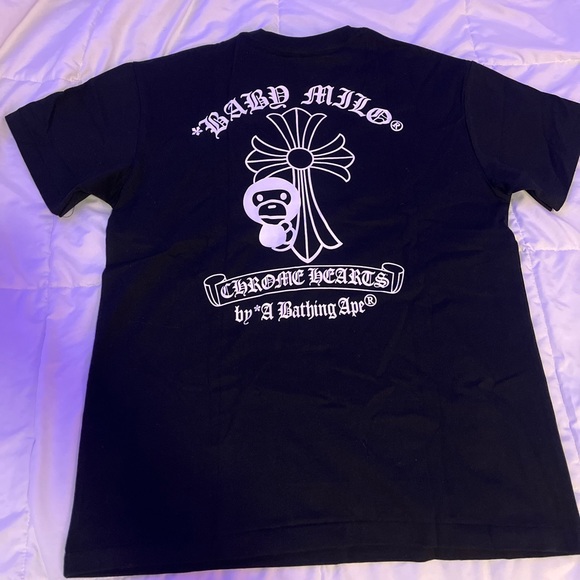 Bape Chrome hearts tee - Picture 2 of 6